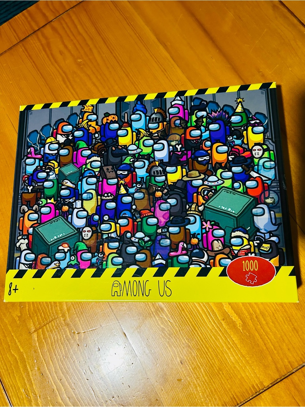 Among Us Multi-Color Puzzle Box - 1000 Piece complete